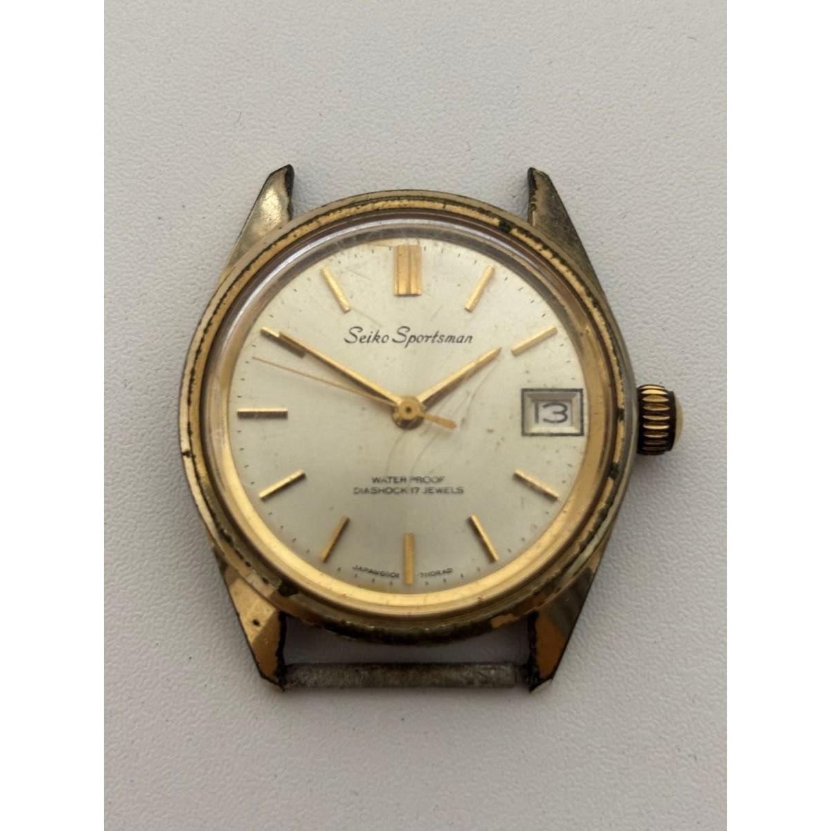 Used SEIKO Sportsman manual winding watch