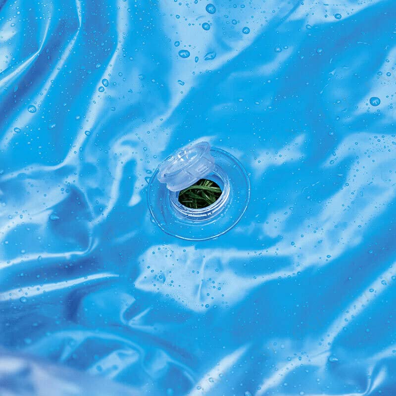 JILONG Giant Rectangle Pool 200cm (200x150x50cm) (Inflatable Size) with Large Air Stopper and Drain Plug, JL-687942 BL