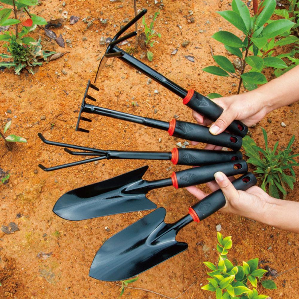 Iron Shovel/Hoe/Rake For Gardening Tool Multifunctional Double-Sided Planting Tool For Garden Digging,Transplanting,Weedin