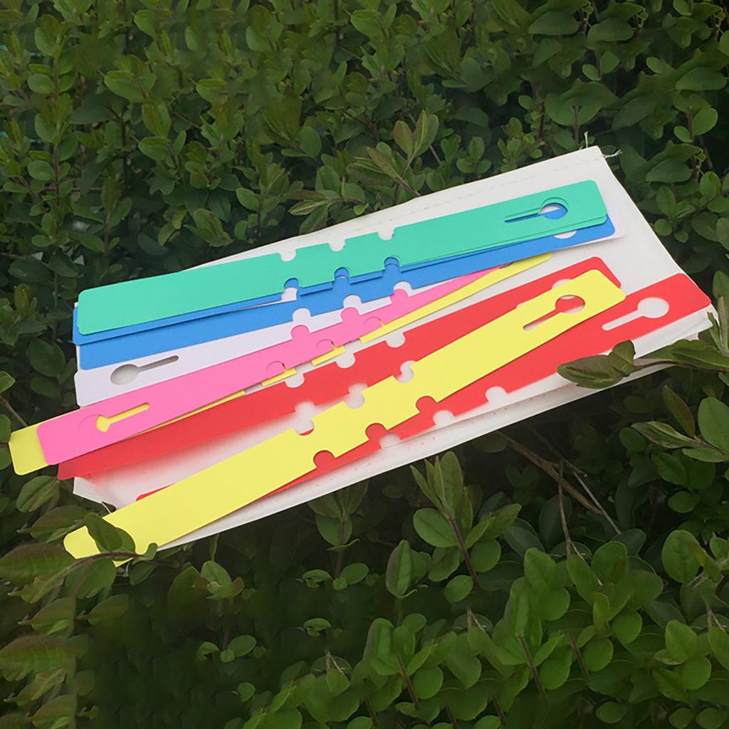 100 Pieces Of Plastic Nursery Plant Tree Hanging Label Garden Label Buckle Label