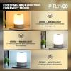 Touch Control LED Night Light Table Lamp for Bedroom, Living Room, and Study, with Adjustable Brightness, USB Rechargeable