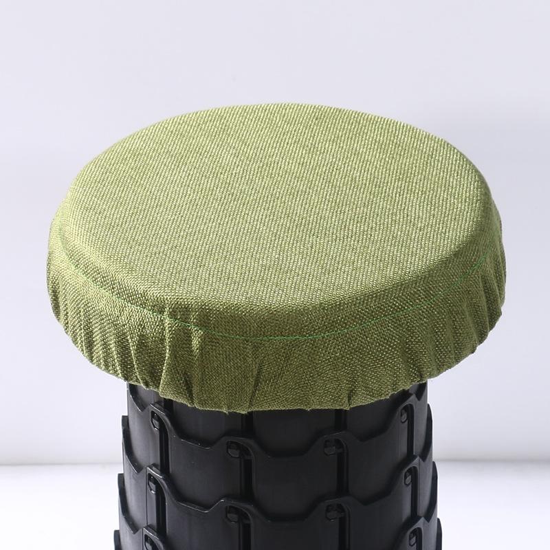 Outdoor Portable Folding Stool Cushion Round Sponge Pad Suitable for Camping/Home Telescopic Stool Cover Travel Seat Cushion