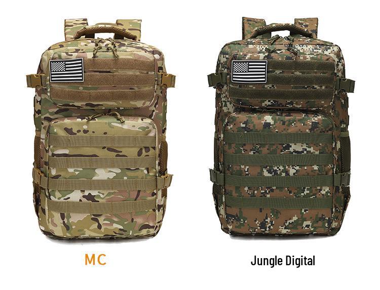 Camouflage 35L Tactical Outdoor Backpack for Mountaineering, Cycling, Hiking, and Camping.