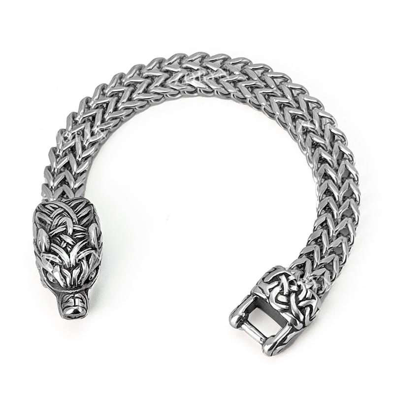 Mens Stainless Steel Cuban Link Bracelet Heavy Duty Black Oxidized Retro Gothic Punk Biker Style Jewelry Adjustable for Men