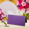 50Pcs Paper Place Cards Dinner Invitation Cards Name Tags Table Number for Reception Restaurant Anniversary Birthday Dinner