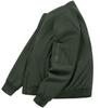 TACVASEN Air Force Military Size OD L Men's Jacket, Breathable, Padded, Zip-Up Blouson,