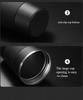 380ml Stainless Steel Silicone Coffee Cup, Fashionable Insulated Mug, Creative Portable Handle Tumbler, Car Cup