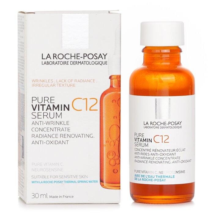 LA ROCHE POSAY Pure Vitamin C12 Serum Anti-Wrinkle Concentrate, Radiance Renovating, Antioxidant