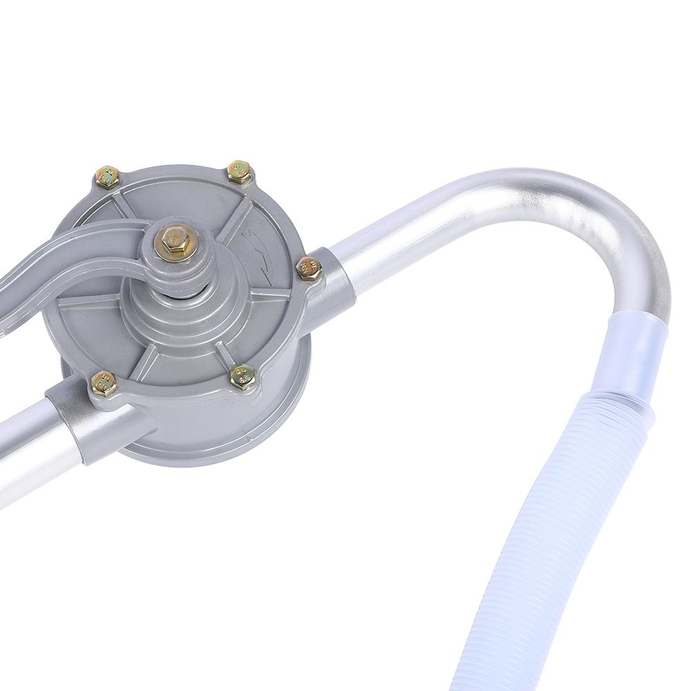 Aluminum Alloy Rotary Hand Crank Oil Barrel Drum Pump Pumping Diesel Fuel Tool