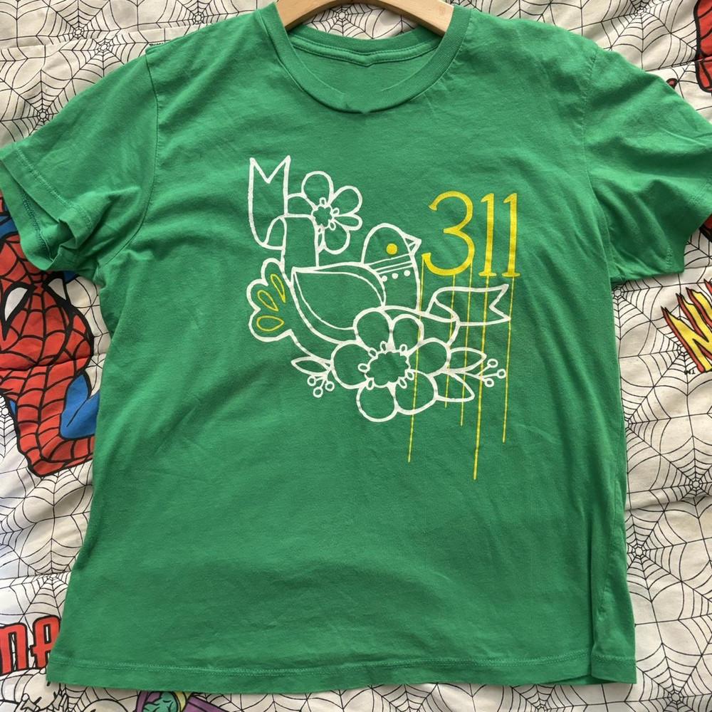New 311 Band Gift For Fan GreenT-Shirt Cotton All Size BM596 Unisex T-Shirt S