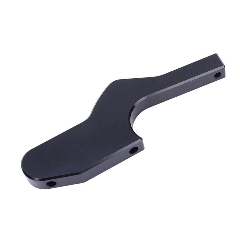 Ribbed Motorcycle Footboard Extensions for GTS300, Black Left and Right Set for Original Footrest Replacement or Modification Tasks