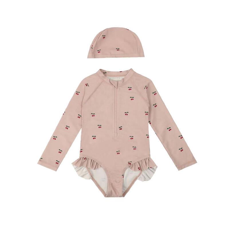 Girls  Cute Quick-Dry One-Piece Swimsuit
