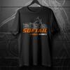 New Flstsb Softail Cross Bones 200811 Motorcycle Tshirt Daily Cycling Can Wear Cotton Tshirts For Both Unisex And Unisex