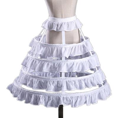 Spodnička Krinolína Elastický Pas Dlouhá Sukně Spodní Sukně pro Šaty Kostým Praktická pro Svatební Svatbu Kostým Fotografování