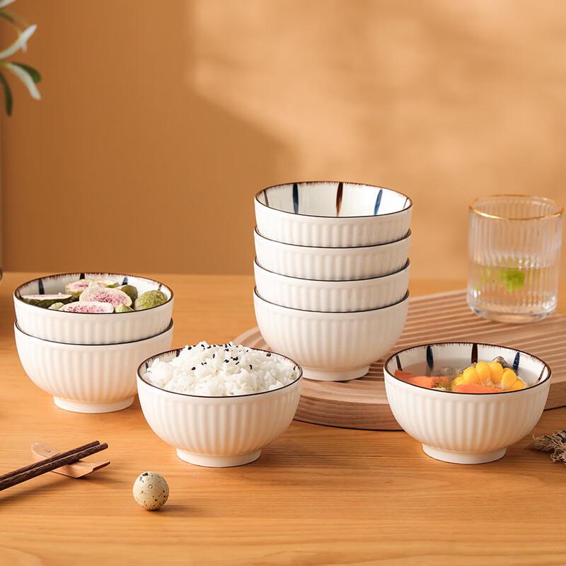 Japanese Ceramic Rice & Noodle Bowl Set