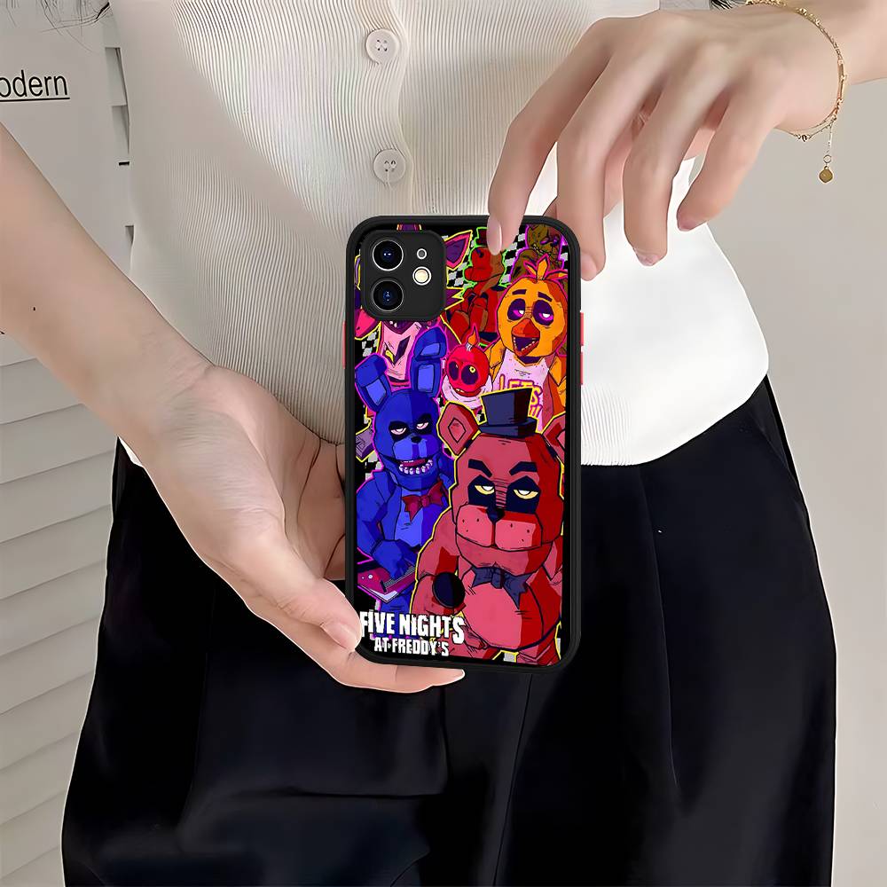 Five-Nights-At-Freddys Phone Case For IPhone 16 15 14 11 12 13 Pro Max Plus 12 XS Max Back Cover Matte Case
