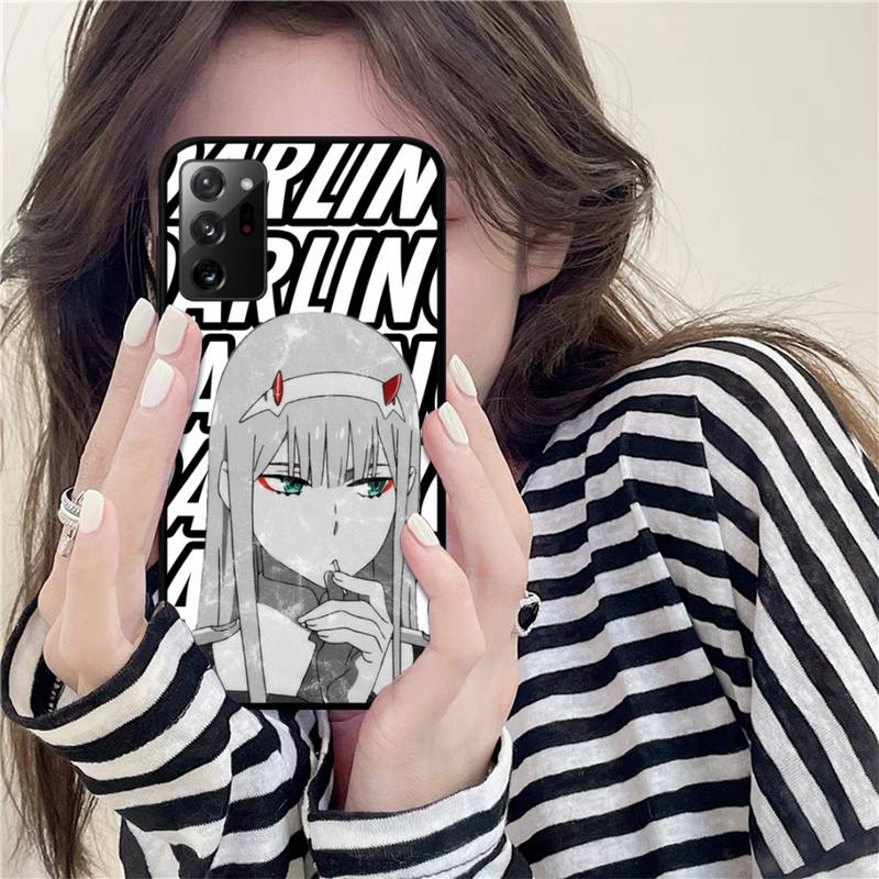 Zero Two Darling In the FranXX Anime Phone Case for Samsung Note 20 Ultra 10 Pro Lite Plus 9 8 5 4 3 M 30s 11 51 31 31s 20 A7