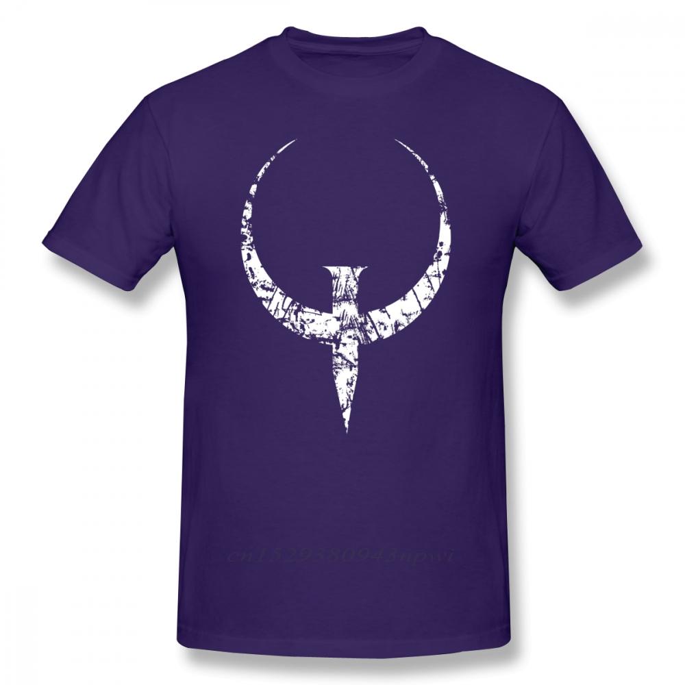 Quake T Shirt Quake White TShirt Graphic 100 Cotton Tee Shirt Men Short Sleeve Classic Cute Tshirt