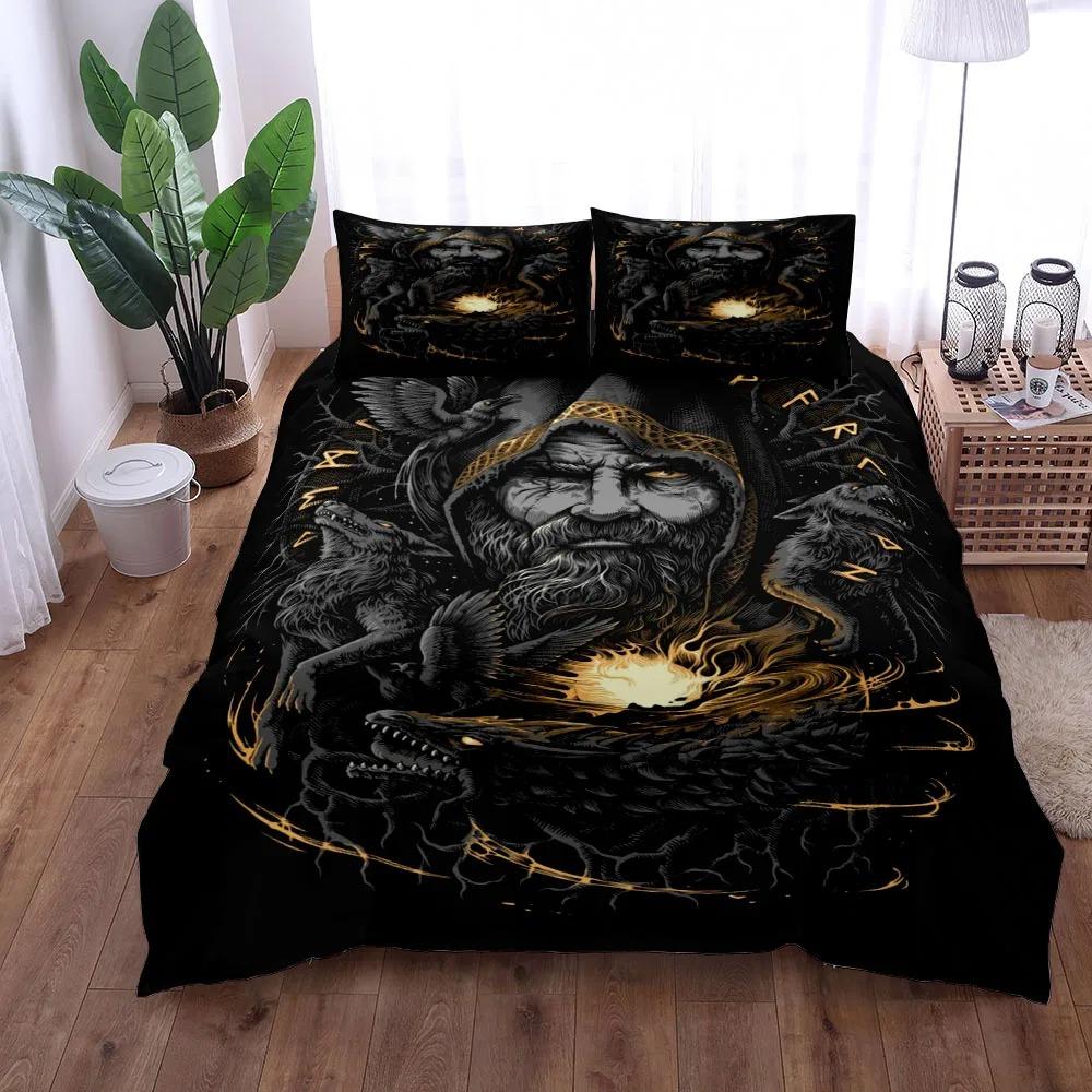 Comforter Yggdrasil Tree Of Life Bedding Set Single Twin Full Queen King Size Polyester Bedroom Aldult Kids Set