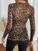 2026 European & American Women's Sexy Leopard Mesh Print Dress