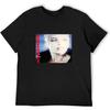 WANG LI DA Eurythmics Men's T Shirt Be Yourself Tonight Vinyl Cd Cover Black
