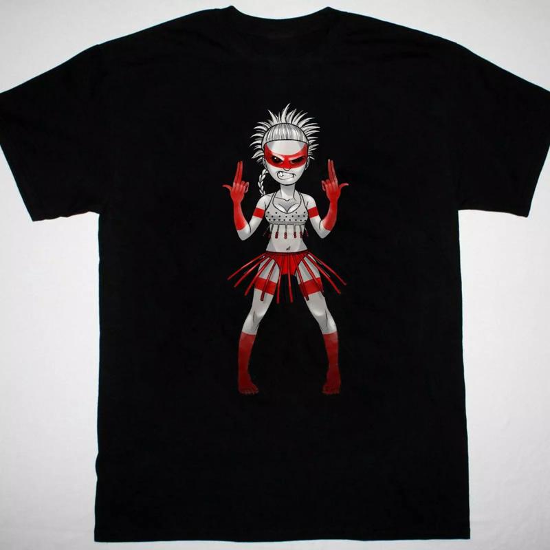 Die Antwoord hip hop band Yolandi Visser black T shirt S