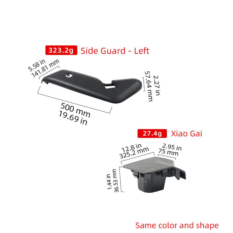 Front Left Seat Side Trim Cover & Seat Side Cover Cap for Mercedes-Benz W212 W463 CLS218 2129182530 2129181130