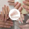 150Pcs Gradient Nude Short Almond Fake Nails Xs/S/M Size Glossy Full Cover Press On Nail For Women Daily Wear False Fingertips