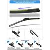 Front Rear Wiper Blades For Kia Soul AM 2009 - 2013 2012 2011 2010 Accessories Windshield Windscreen Window Brushes 24"+20"+11"