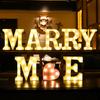 Luminous 26 English Alphabet Light Night Lamp Wedding Party Room Letter Decor