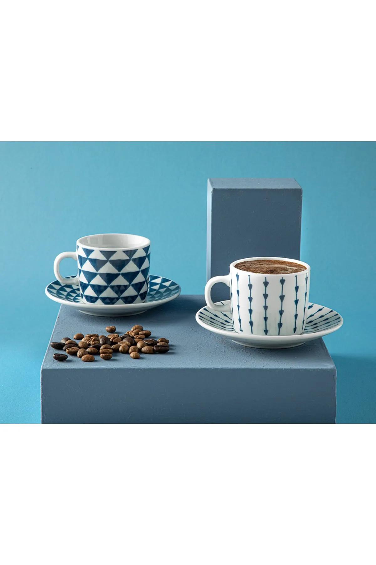 

Home Trin Porselen 2 Li Kahve Fincan Takımı 80 Ml Lacivert New