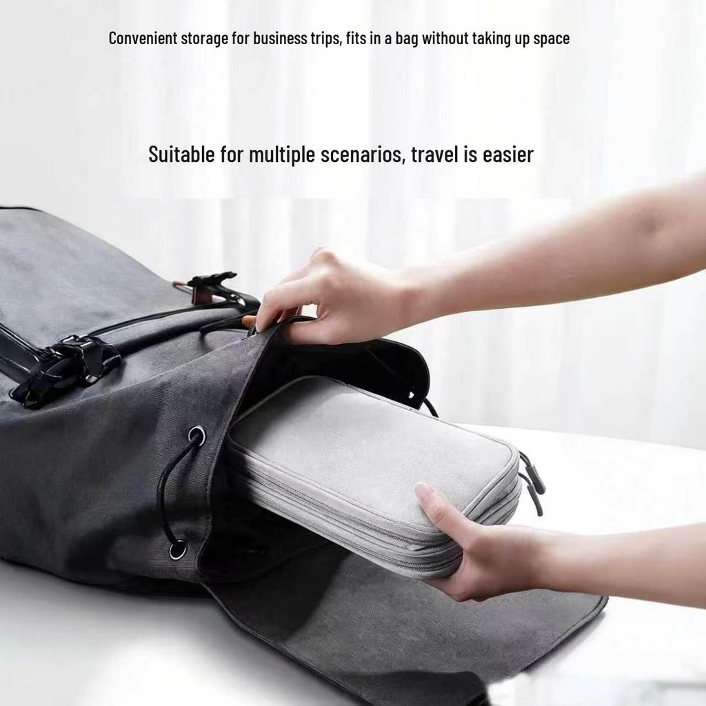 Portable Power Bank & Cable Storage Bag - Protective Travel Case for Mobile Devices & Hard Drives