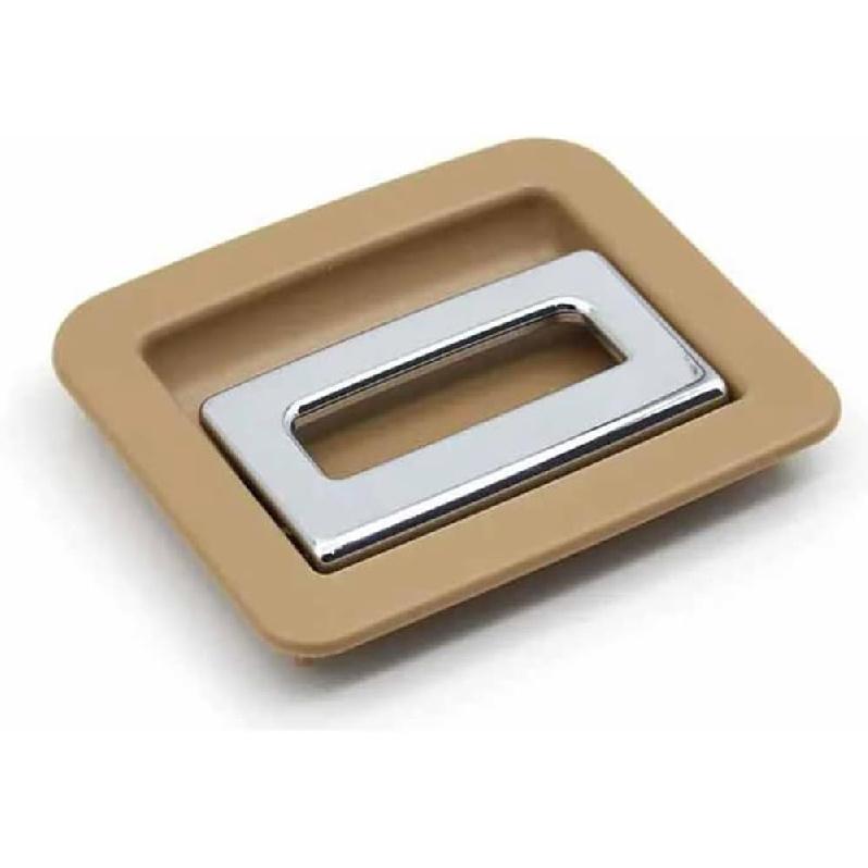 Fit for Porsche Cayenne 7P5 2011-2016 Car Rear Trunk Tail Bottom Push Plate Mat Floor Carpet Handle Replacement (Beige)