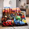 1Pc Cars Movie Poster Artwork Blanket Soft And Comfortable Casual Warm Camping Travel Christmas Halloween Xmas Gift M924246