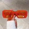 Vintage Rectangle Sunglasses Fashion Square Candy Color Shades Eyewear Trendy Retro Women Brand Design Sun Glasses
