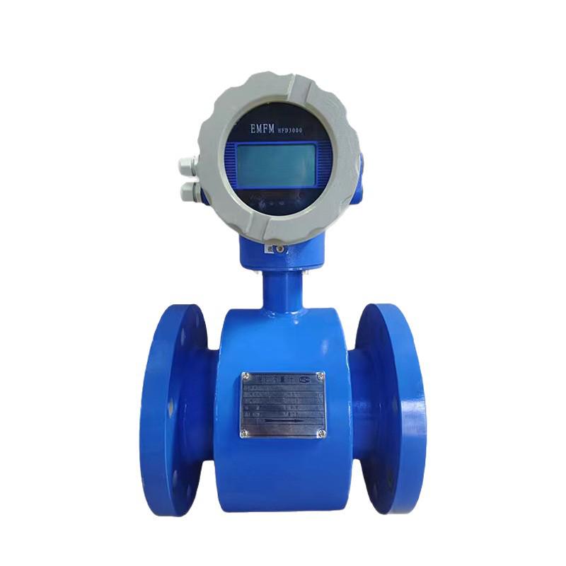 Industrial-Grade Electromagnetic Flowmeter for Sludge and Wastewater with Standard Flange Mounting and Customization Options