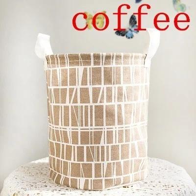 Cotton and Linen Cloth Art Laundry Basket Environmental Protection Picnic Basket Toy Classification Basket Home Storage Baskets