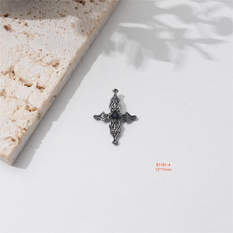 

LZ19 Элегантные Темные Барочные Циркониевые Аксессуары для Нейл-арта