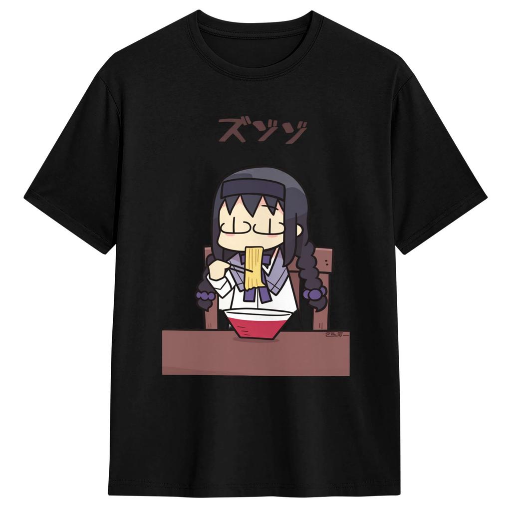 חולצות טי יוניסקס Mahou Shoujo Magi Madoka Magica בגדי כותנה בגדי חוף רחוב חולצה קצרה צווארון עגול היפ הופ קז'ואל טי שירט
