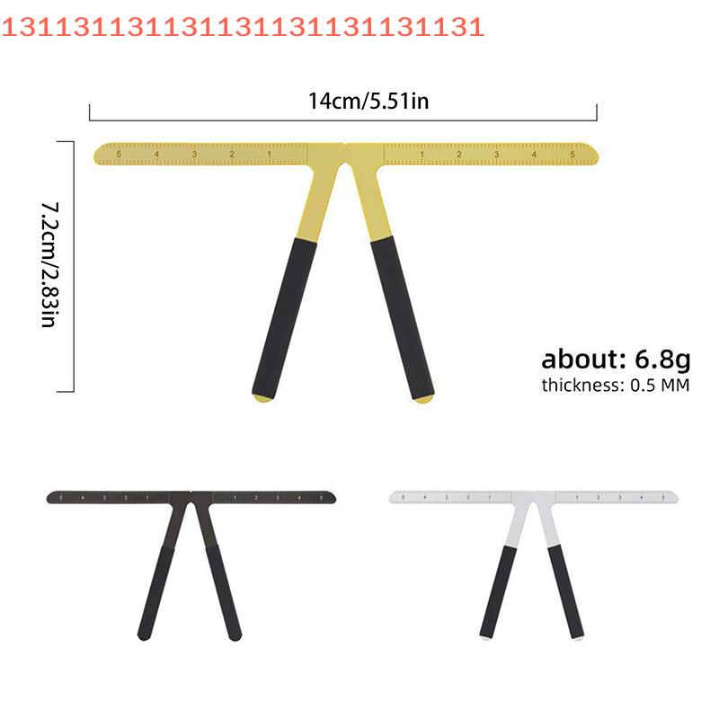 Positioning Measure Template for Permanent Makeup Tools Stainless Steel Microblading Eyebrow Tattoo Stencil Ruler