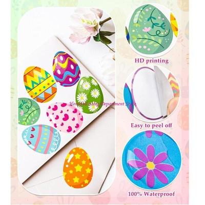 256Pcs Eggs Sticker Wrapping Decorative Sticker for Packaging Party Decoration Planner Journal Skateboard Art Craft