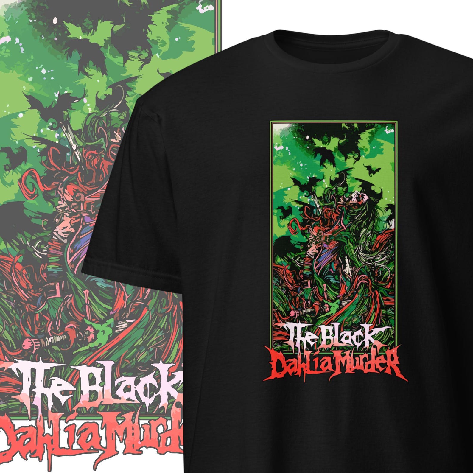 The Black Dahlia Murder T shirt Heavy Metal Clothing M