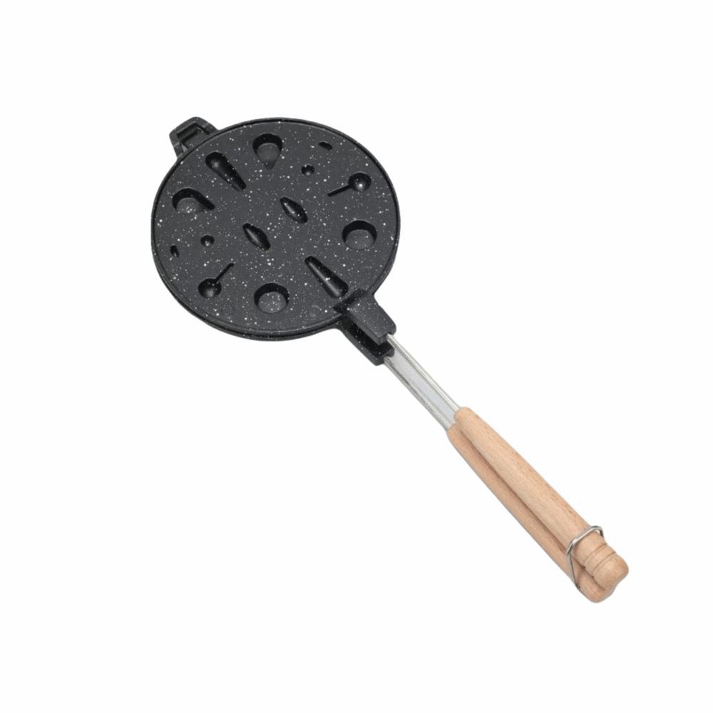 Oboustranná forma na ořechové sušenky 7/12/16 otvorů Stroj na ořechové sušenky Forma na vaječné tartaletky Plynový elektrický sporák