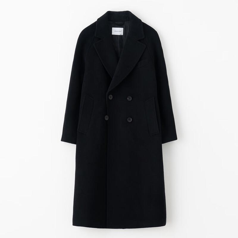 Sinuofude Women's Cashmere Blend Lapel Coat