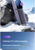 Portable High-Speed Cooling Handheld Fan with Strong Airflow, Long Battery Life, Foldable Neck, Digital Display, and Ice Pack Feature