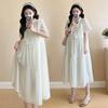 Spring/Summer 2026 Bohemian Ethnic Maternity Skirt