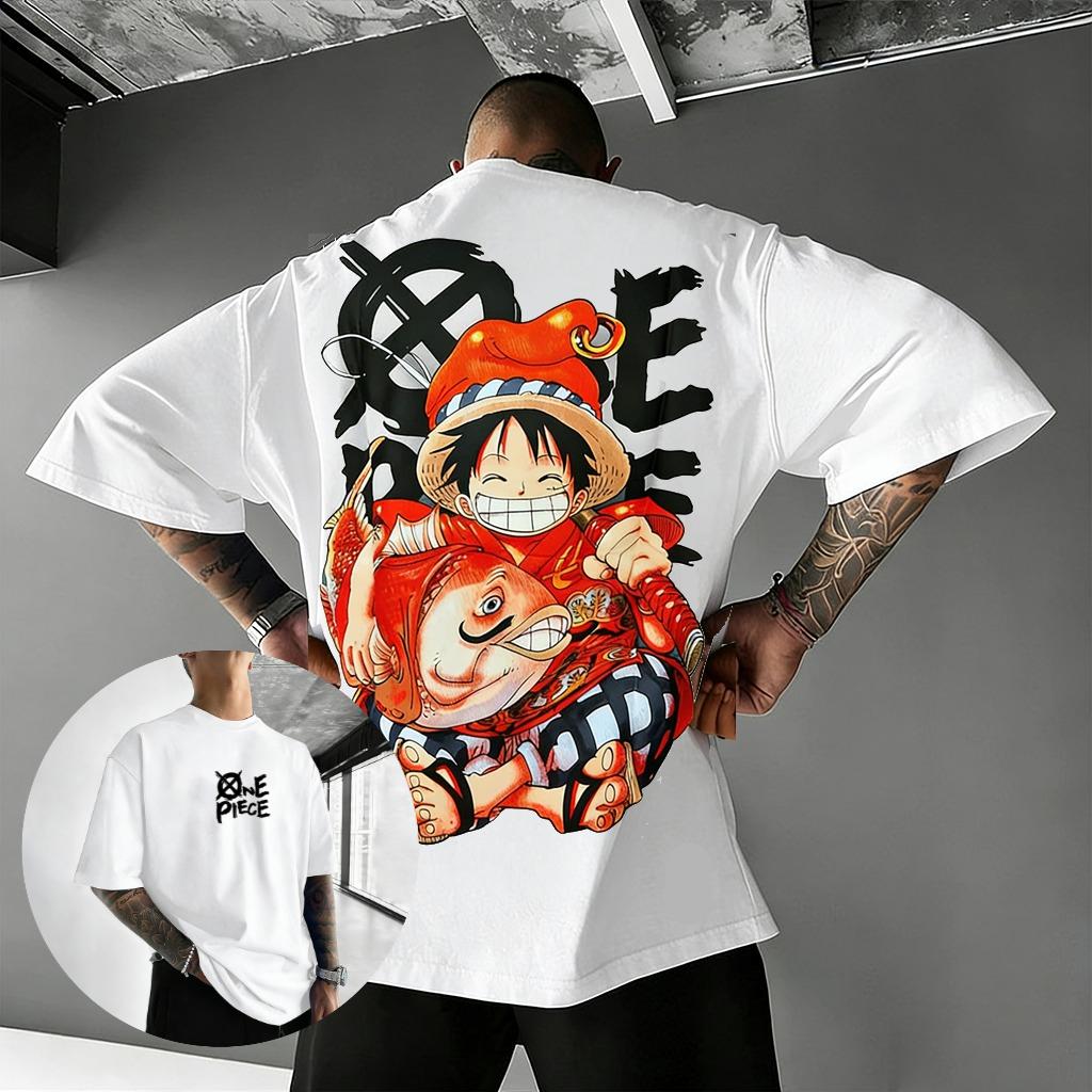 One Piece Luffy Anime Graphic T Shirt Men Women 2026 Summer Streetwear Tee Oversized Casual Short Sleeve Tops Cartoon Print Y2k