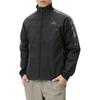 adidas Men's Woven Windbreaker Stand Collar Jacket Black KR0932