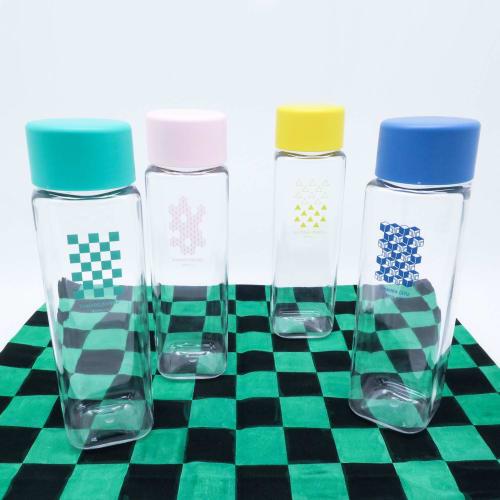 OSK Demon Slayer: Kimetsu No Yaiba Square Bottle with Giyu Pattern BC-9