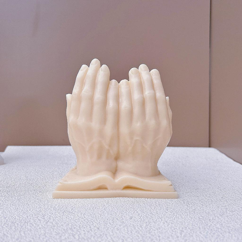 Religious Scalpture Candle Mold for DIY Candle Gypsum Ornaments Christmas Gift Home Decor Epoxy Resin Casting Mold
